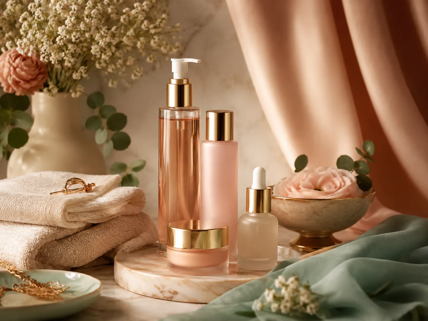 Professional skincare products used at Touch of Regalia