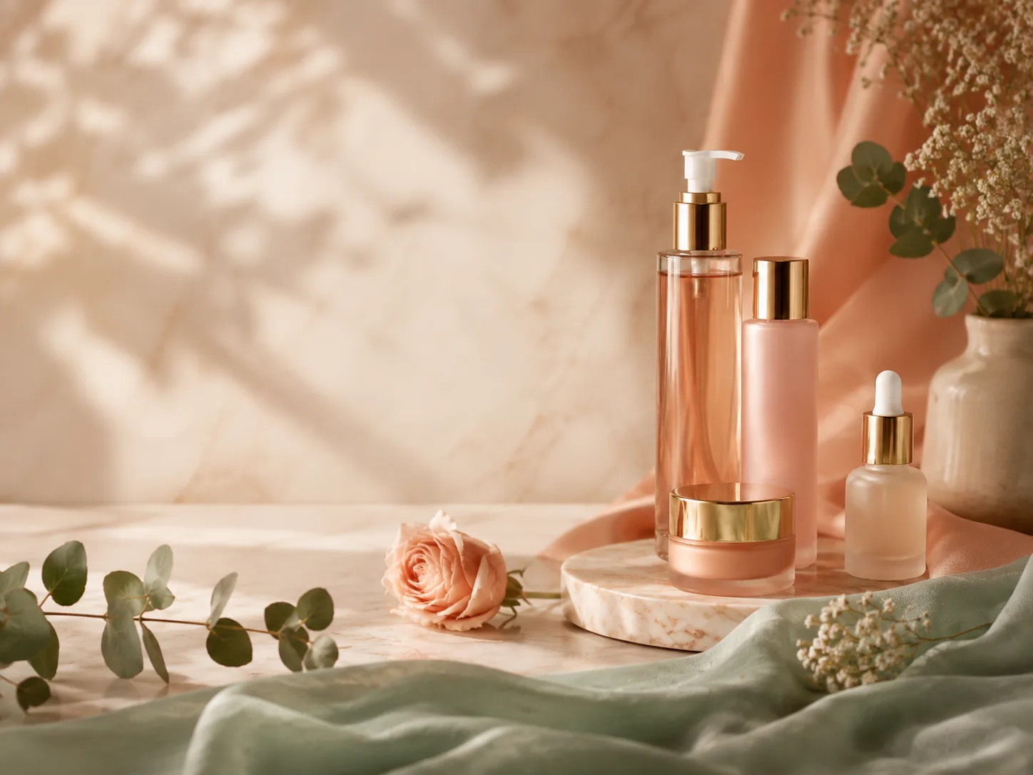 Touch of Regalia luxury skincare treatment setting